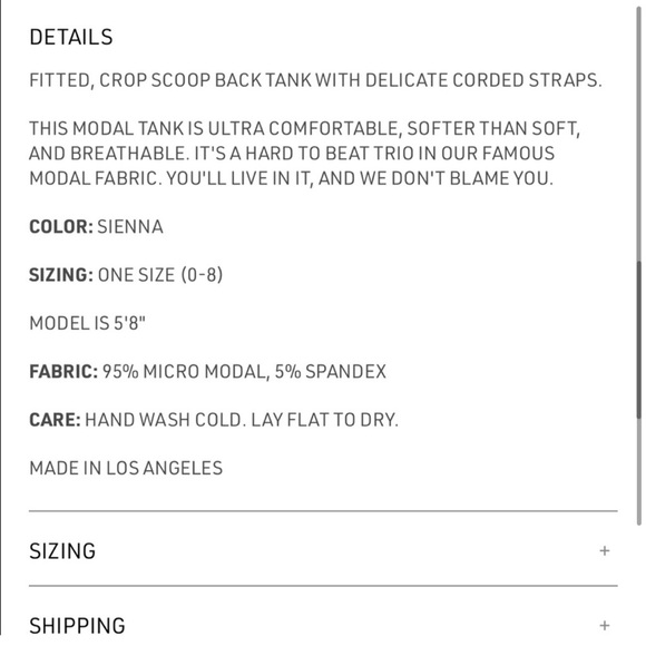 NWT Joah Brown strappy back cami - Picture 8 of 8